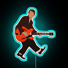 Load image into Gallery viewer, Marty McFly RGB neon sign lightblue