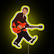Load image into Gallery viewer, Marty McFly RGB neon sign yellow