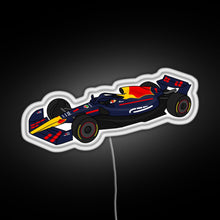 Load image into Gallery viewer, Max Verstappen 1 RedBull Formula One Race Car RGB neon sign white