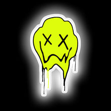 Load image into Gallery viewer, Melting Smiley Face neon sign