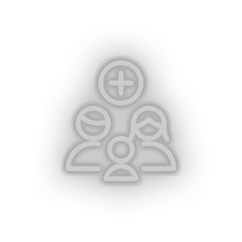 Load image into Gallery viewer, white member pregnant parents family adopt parent birth add new baby kid person children child human pregnancy led neon factory