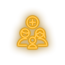 Load image into Gallery viewer, warm_white member pregnant parents family adopt parent birth add new baby kid person children child human pregnancy led neon factory