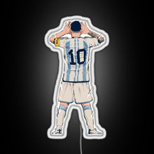 Load image into Gallery viewer, Messi vs Netherlands World Cup Qatar 2022 RGB neon sign white