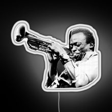 Load image into Gallery viewer, miles davis RGB neon sign white