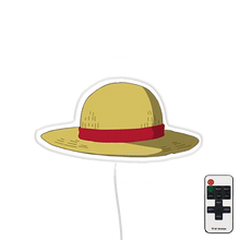 Load image into Gallery viewer, Luffy hat led wall