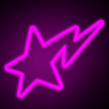 Load image into Gallery viewer, pink bapesta wall sign