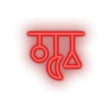 Load image into Gallery viewer, red mobile family children cot care child kid baby led neon factory