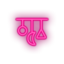 Load image into Gallery viewer, pink mobile family children cot care child kid baby led neon factory
