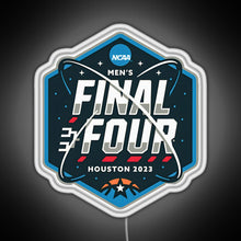 Load image into Gallery viewer, NCAA Men s Final Four 2023 Houston Basketball RGB neon sign white
