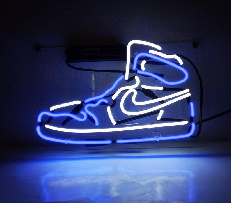 Nike Shoe Air Jordan Glow In The Dark Neon Glow In The Dark