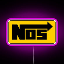 Load image into Gallery viewer, NOS Cool Helmet stickers RGB neon sign  pink