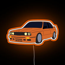 Load image into Gallery viewer, Nostalgia Ultra Frank Ocean RGB neon sign orange