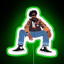 Load image into Gallery viewer, nuwo logo RGB neon sign green