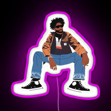 Load image into Gallery viewer, nuwo logo RGB neon sign  pink