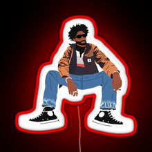 Load image into Gallery viewer, nuwo logo RGB neon sign red