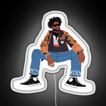 Load image into Gallery viewer, nuwo logo RGB neon sign white