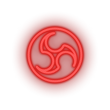 Load image into Gallery viewer, red obs video game logo led neon factory