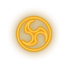 Load image into Gallery viewer, warm_white obs video game logo led neon factory