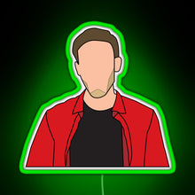 Load image into Gallery viewer, PewDiePie Pop Art RGB neon sign green