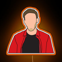 Load image into Gallery viewer, PewDiePie Pop Art RGB neon sign orange