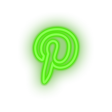 Load image into Gallery viewer, pinterest social network brand logo Neon led factory