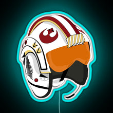 Load image into Gallery viewer, PL 1 Red Squadron RGB neon sign lightblue