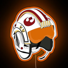 Load image into Gallery viewer, PL 1 Red Squadron RGB neon sign orange