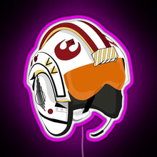 Load image into Gallery viewer, PL 1 Red Squadron RGB neon sign  pink