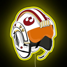 Load image into Gallery viewer, PL 1 Red Squadron RGB neon sign yellow