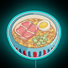 Load image into Gallery viewer, Ponyo Ramen RGB neon sign lightblue