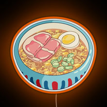 Load image into Gallery viewer, Ponyo Ramen RGB neon sign orange