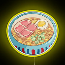 Load image into Gallery viewer, Ponyo Ramen RGB neon sign yellow