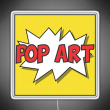 Load image into Gallery viewer, Pop art RGB neon sign white