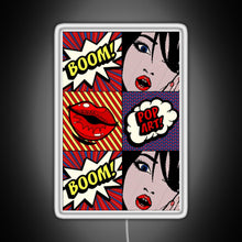 Load image into Gallery viewer, Pop art RGB neon sign white
