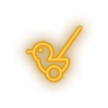 Load image into Gallery viewer, warm_white push toys family children chicken duck chick play child kid baby toy led neon factory