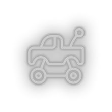 Load image into Gallery viewer, white push toys truck children car family play child kid baby toy led neon factory
