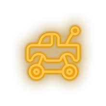 Load image into Gallery viewer, warm_white push toys truck children car family play child kid baby toy led neon factory