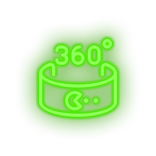Load image into Gallery viewer, green reality virtual video game vr led neon factory