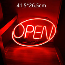 Load image into Gallery viewer, dad cave open sign led neon