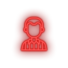 Load image into Gallery viewer, red referee led american football football club judge referee soccer sport neon factory