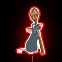 Load image into Gallery viewer, Remy the Little Chef RGB neon sign red