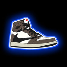 Load image into Gallery viewer, Travis Scott Jordan 1 neon light