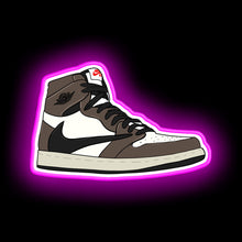 Load image into Gallery viewer, Travis Scott Jordan 1 bedroom neon sign
