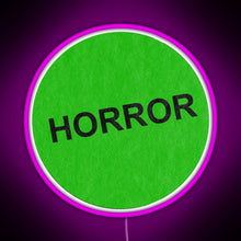 Load image into Gallery viewer, Retro VHS horror RGB neon sign  pink
