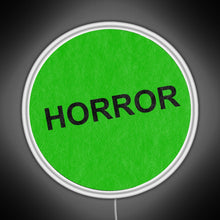 Load image into Gallery viewer, Retro VHS horror RGB neon sign white