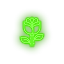Load image into Gallery viewer, green rose led flower gift love relationship romance rose valentine day neon factory