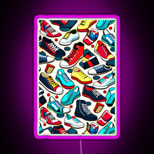 Load image into Gallery viewer, Running Riot RGB neon sign  pink