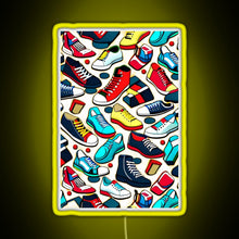 Load image into Gallery viewer, Running Riot RGB neon sign yellow