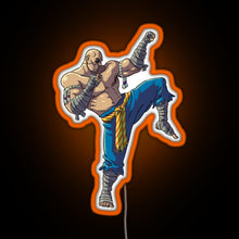 Load image into Gallery viewer, Sagat RGB neon sign orange