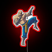 Load image into Gallery viewer, Sagat RGB neon sign red